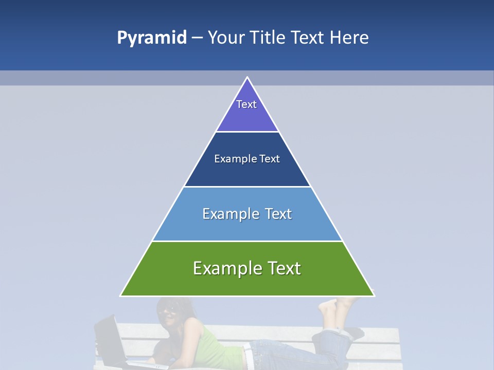 Sky Teenager Learning PowerPoint Template