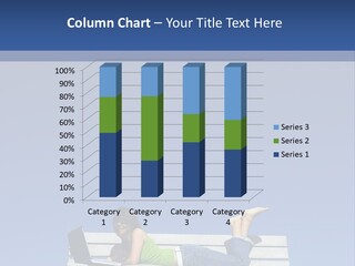 Sky Teenager Learning PowerPoint Template