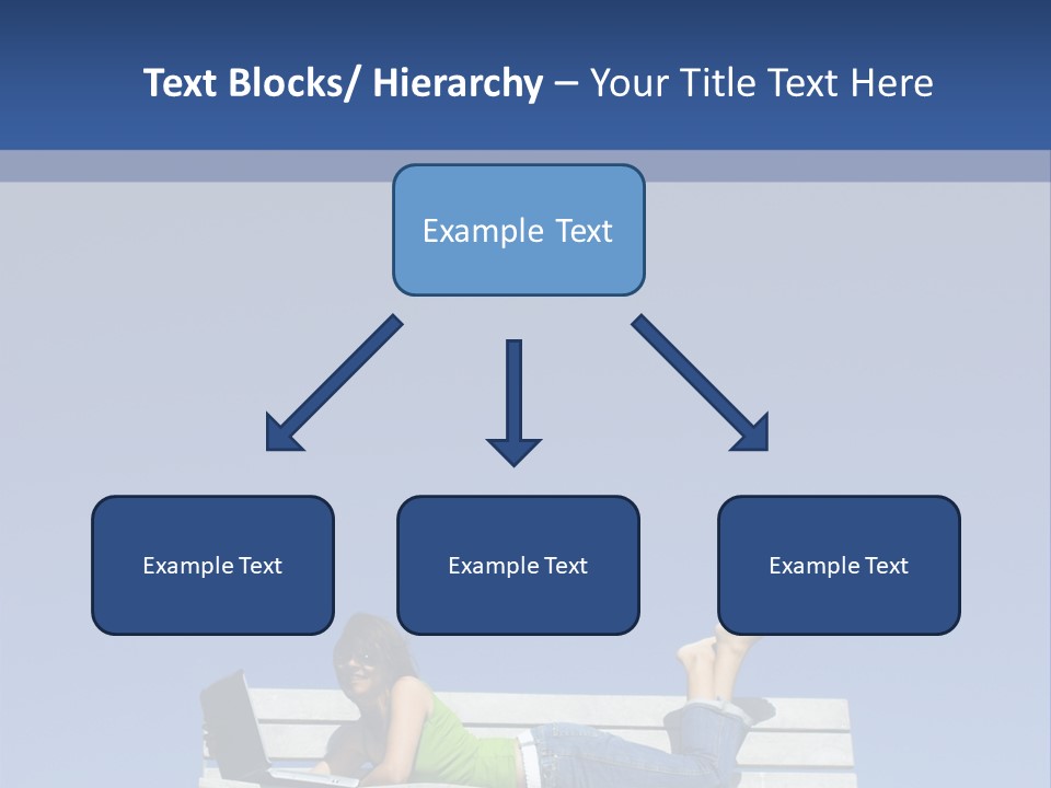 Sky Teenager Learning PowerPoint Template