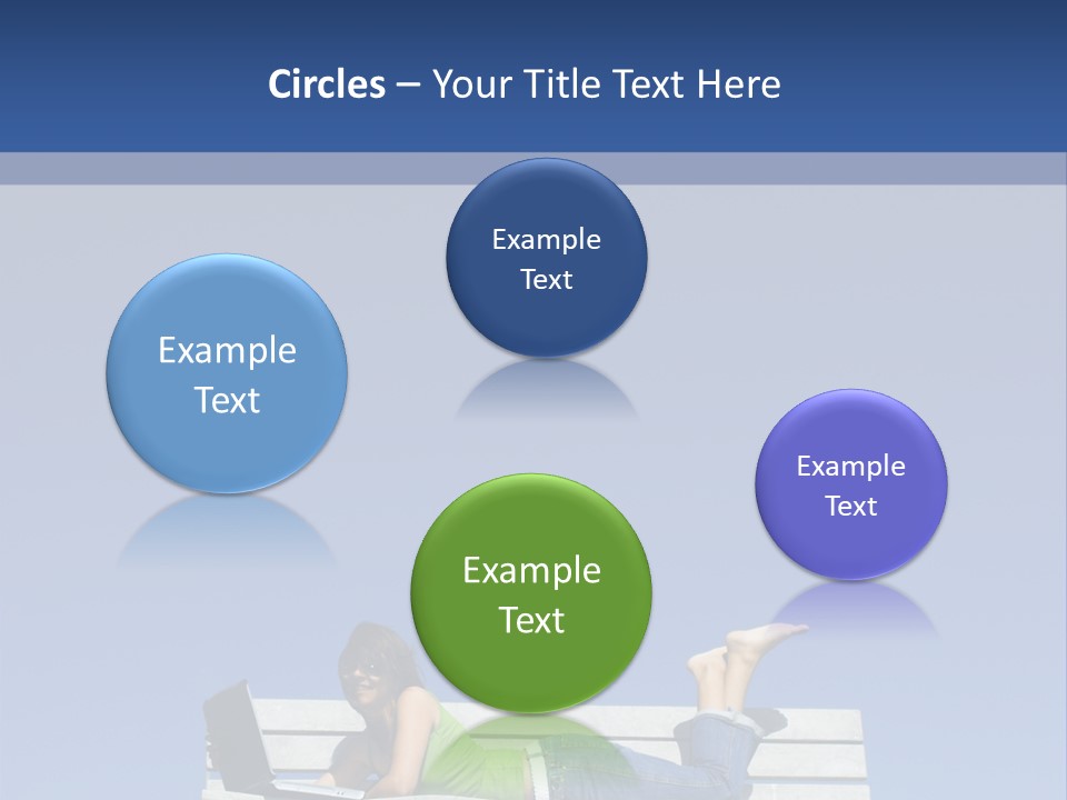 Sky Teenager Learning PowerPoint Template