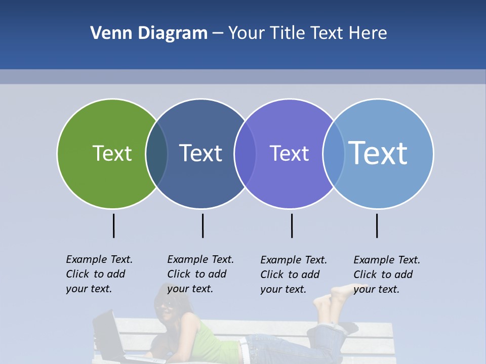 Sky Teenager Learning PowerPoint Template
