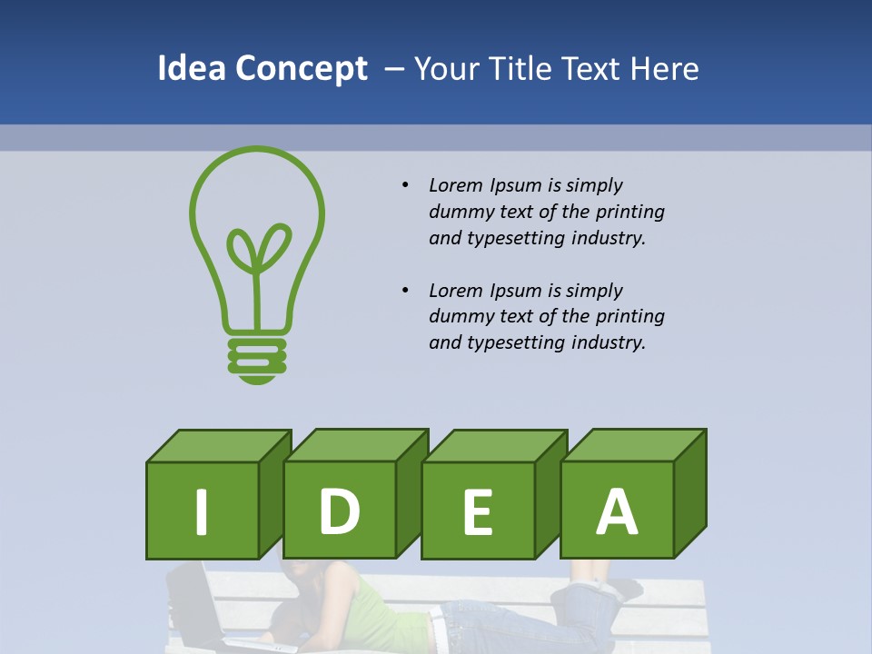 Sky Teenager Learning PowerPoint Template