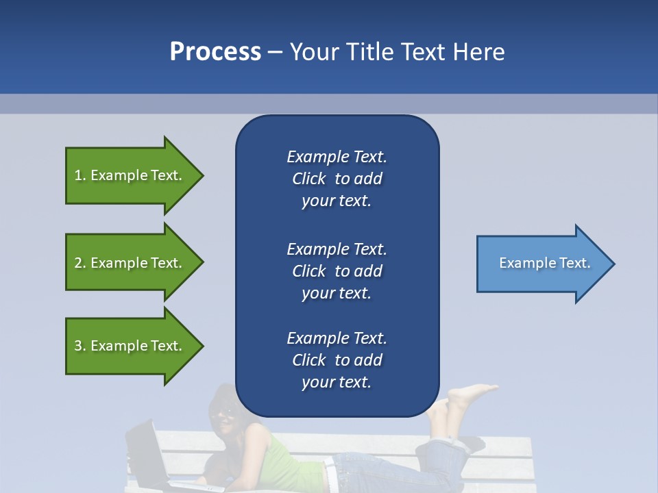 Sky Teenager Learning PowerPoint Template