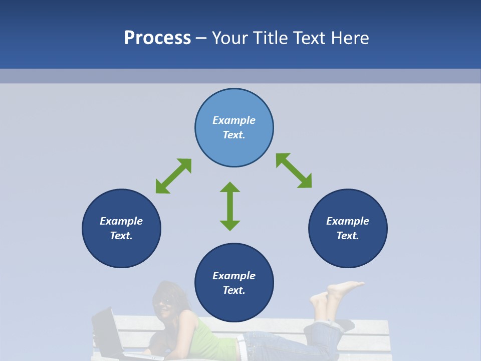 Sky Teenager Learning PowerPoint Template