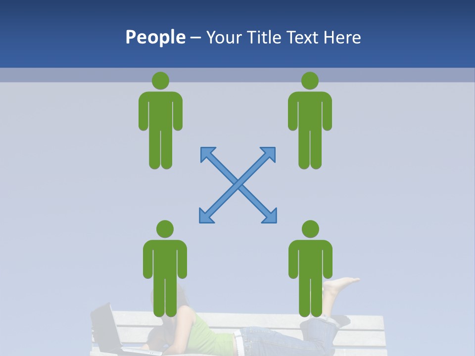 Sky Teenager Learning PowerPoint Template