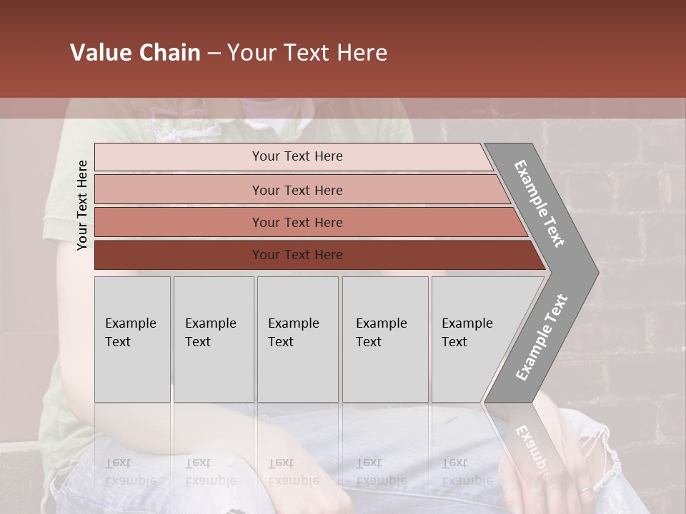Youth Man Brick PowerPoint Template