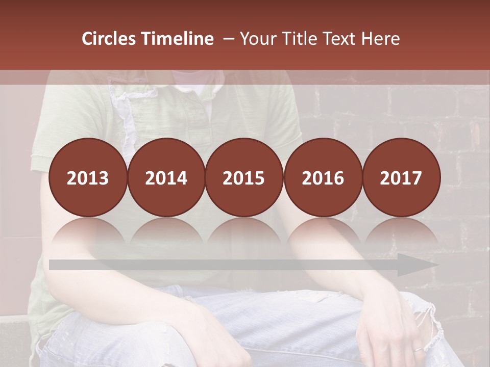 Youth Man Brick PowerPoint Template