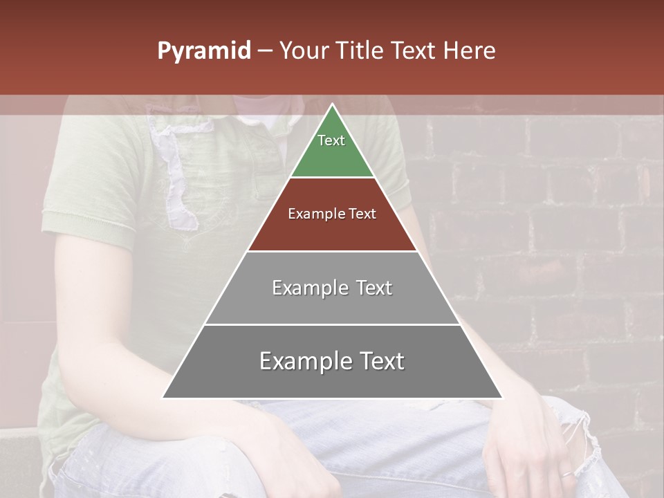 Youth Man Brick PowerPoint Template