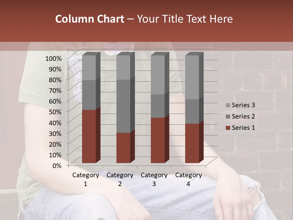 Youth Man Brick PowerPoint Template