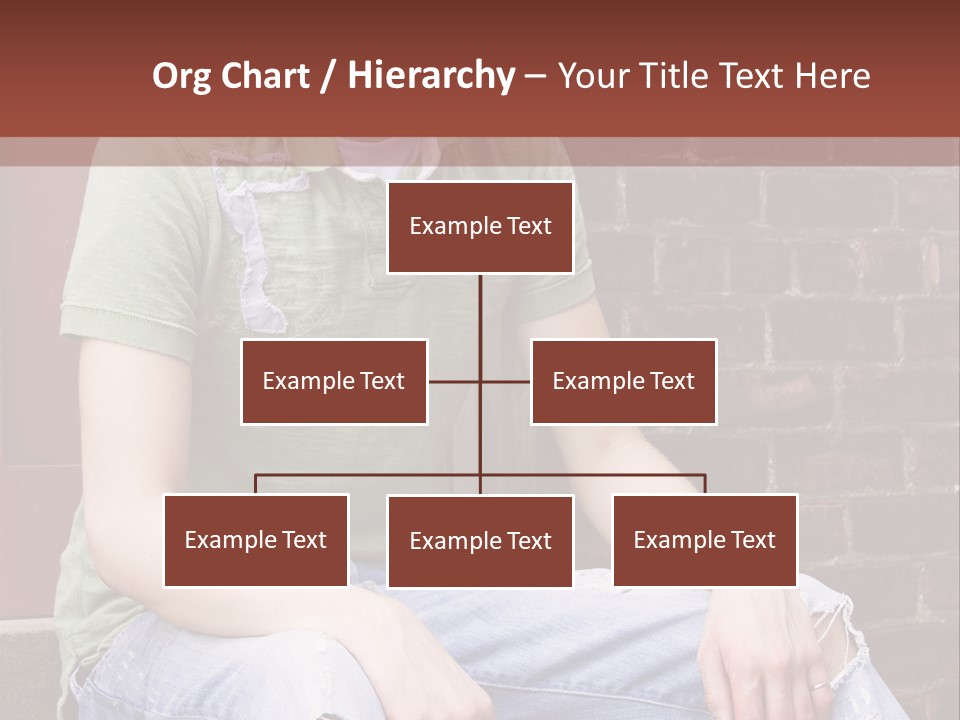 Youth Man Brick PowerPoint Template