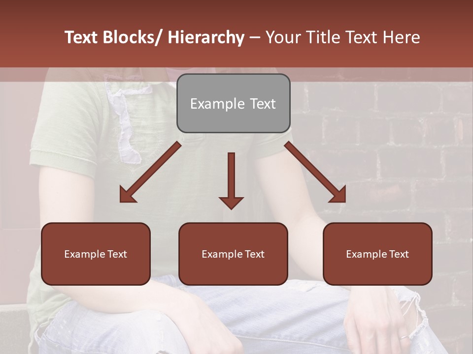 Youth Man Brick PowerPoint Template