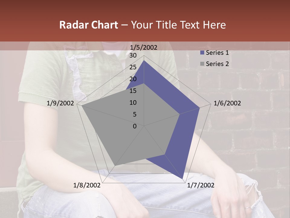 Youth Man Brick PowerPoint Template