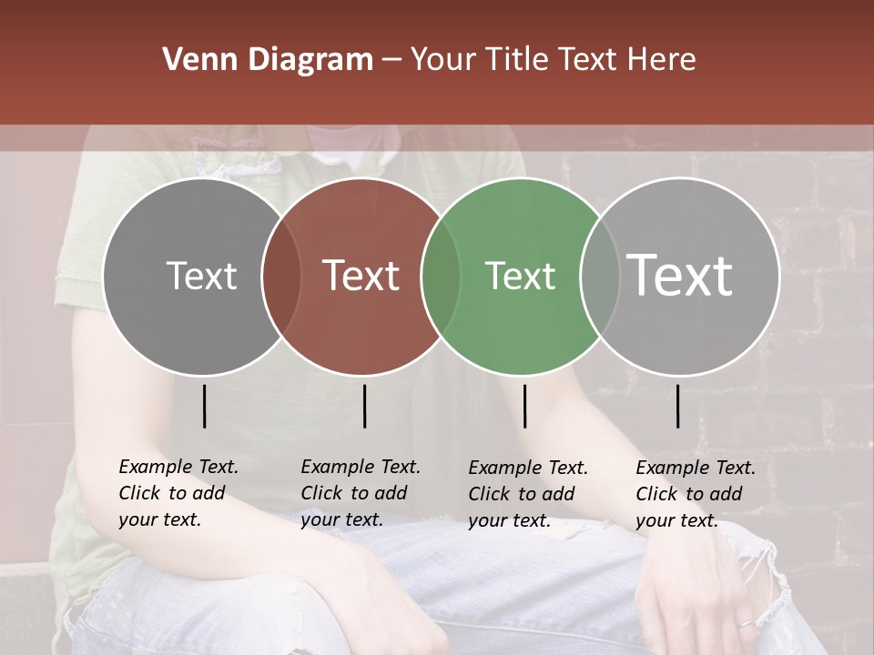 Youth Man Brick PowerPoint Template