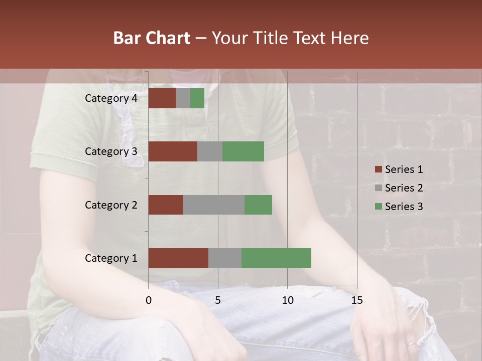 Youth Man Brick PowerPoint Template