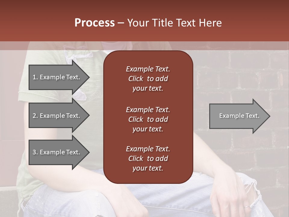 Youth Man Brick PowerPoint Template