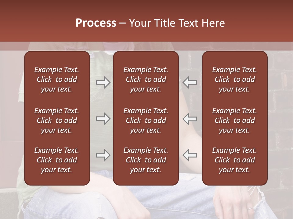 Youth Man Brick PowerPoint Template