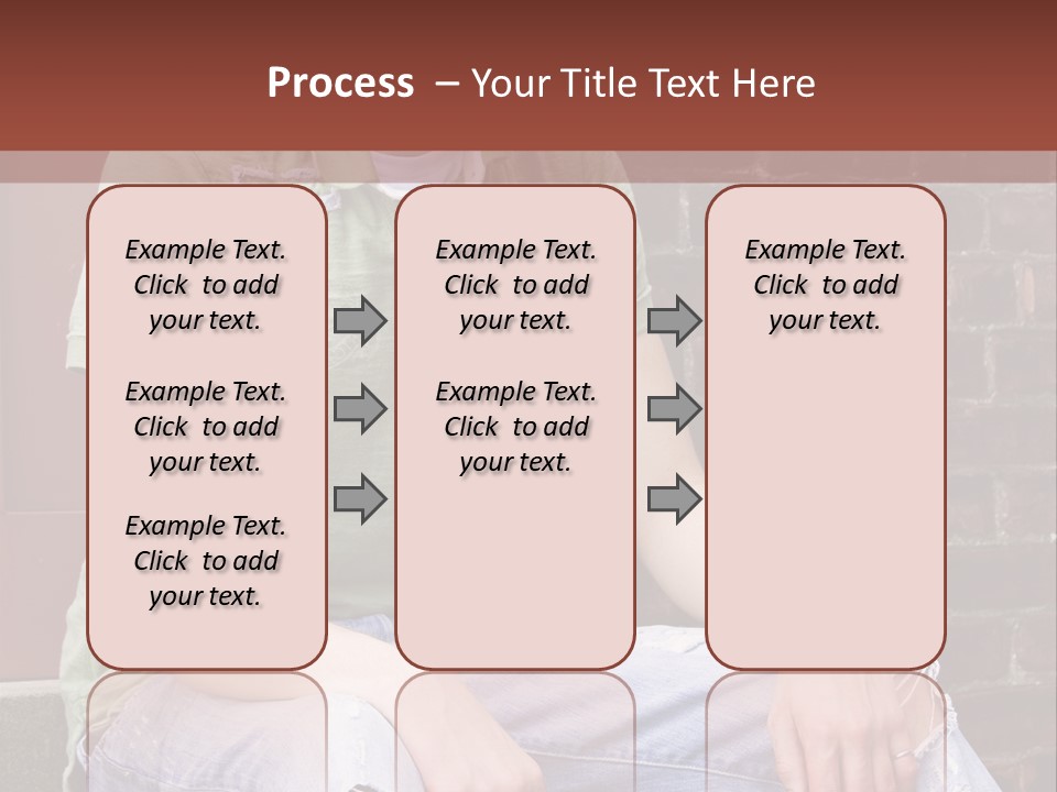 Youth Man Brick PowerPoint Template