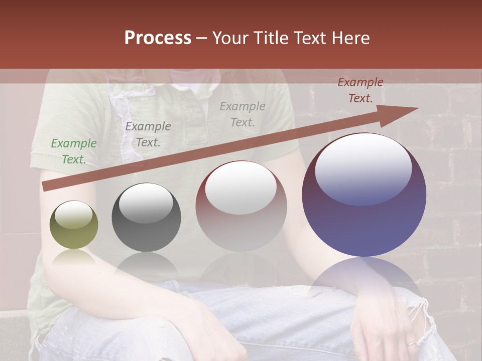 Youth Man Brick PowerPoint Template