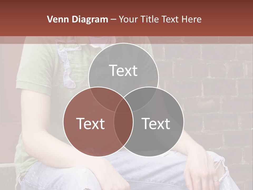 Youth Man Brick PowerPoint Template