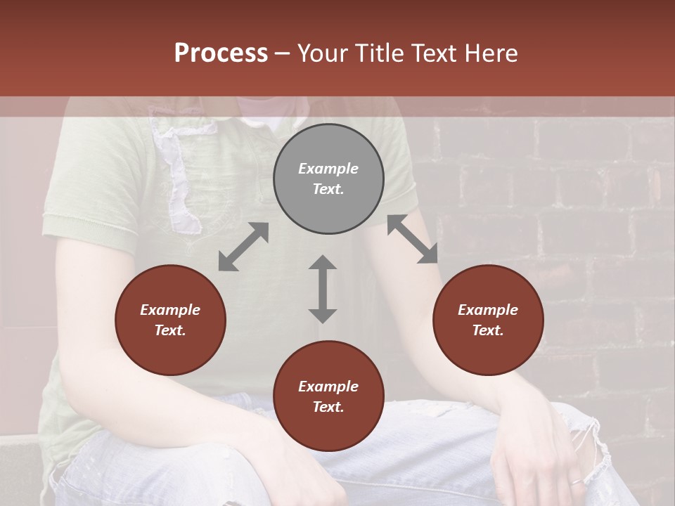 Youth Man Brick PowerPoint Template