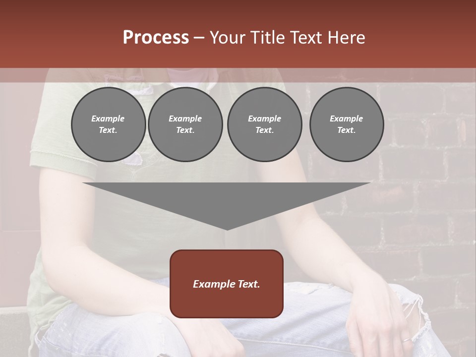 Youth Man Brick PowerPoint Template