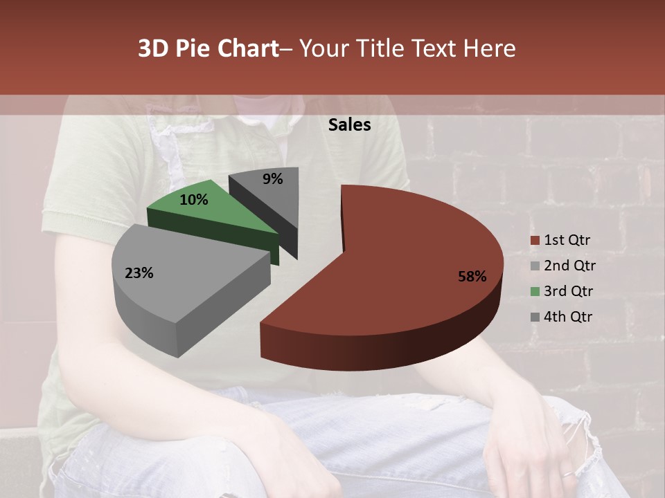 Youth Man Brick PowerPoint Template