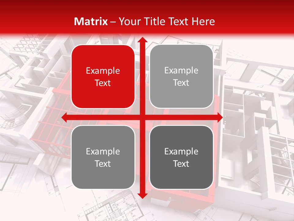 Family Construction Chalet PowerPoint Template