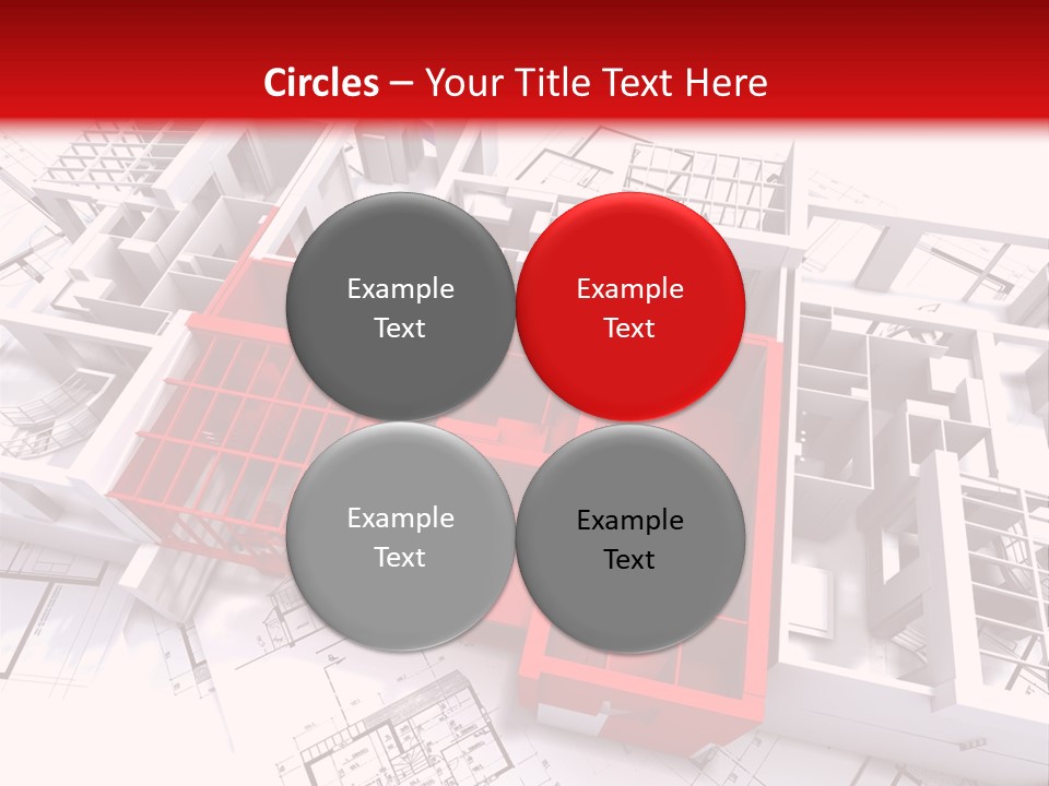 Family Construction Chalet PowerPoint Template