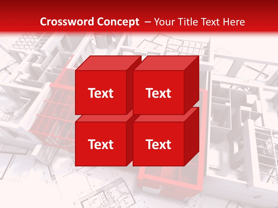Family Construction Chalet PowerPoint Template