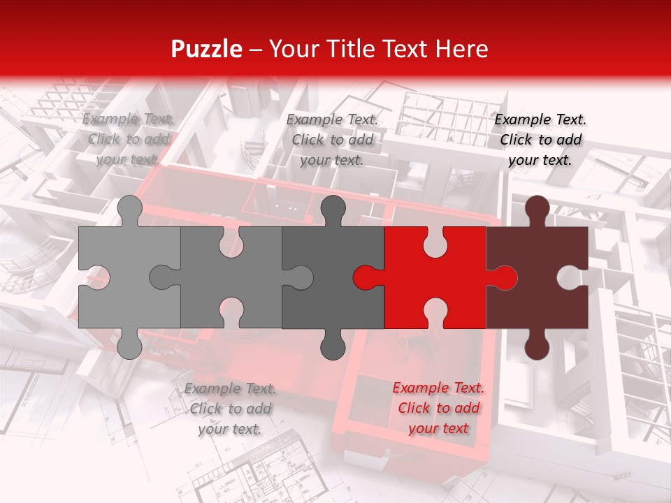 Family Construction Chalet PowerPoint Template