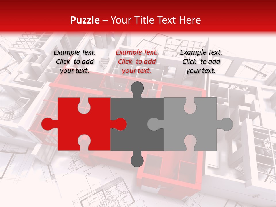 Family Construction Chalet PowerPoint Template