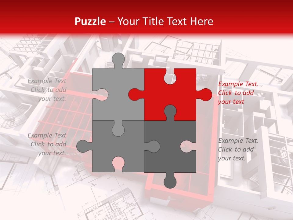 Family Construction Chalet PowerPoint Template