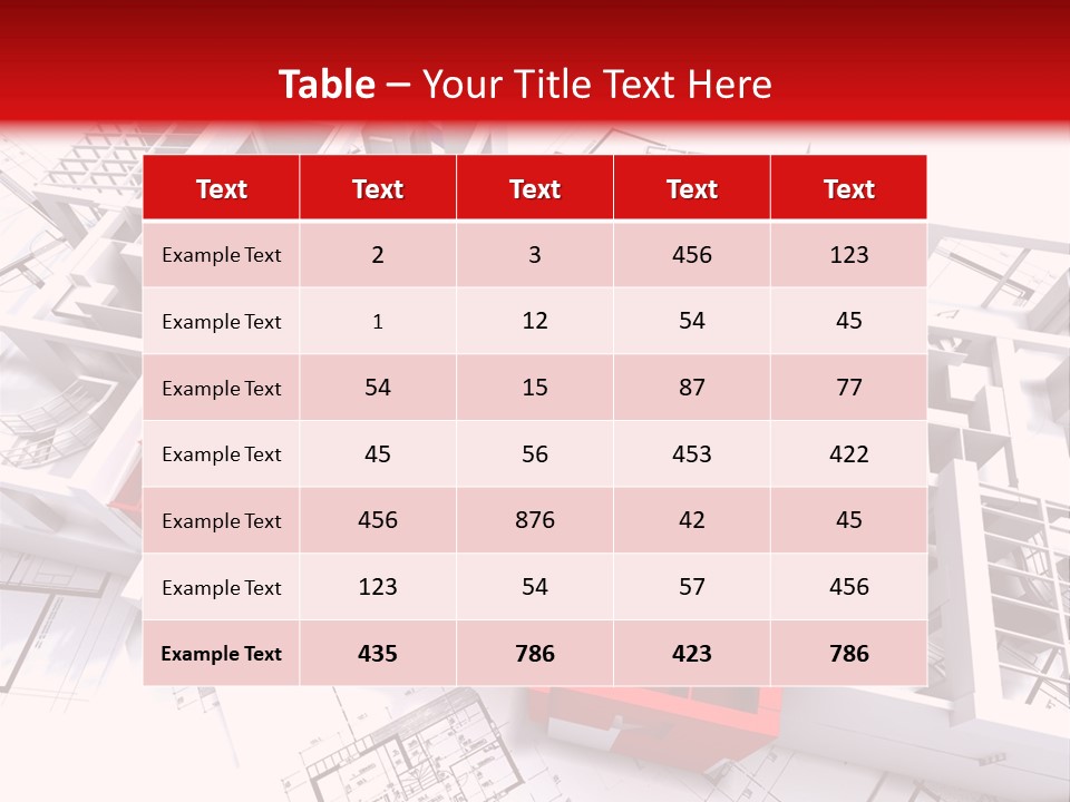 Family Construction Chalet PowerPoint Template