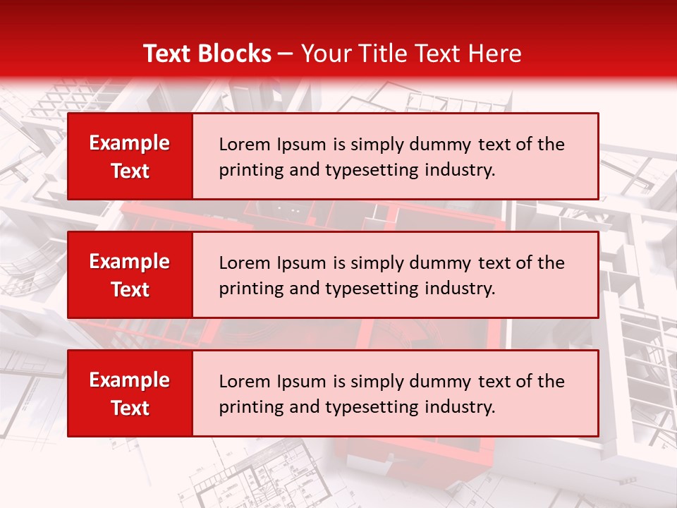 Family Construction Chalet PowerPoint Template
