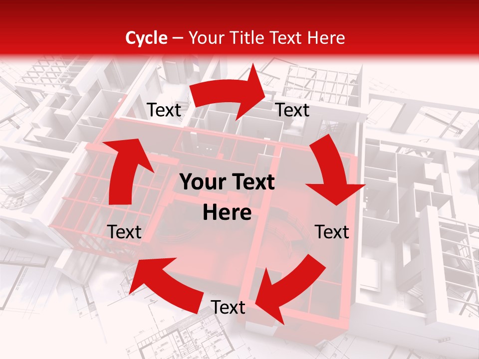 Family Construction Chalet PowerPoint Template