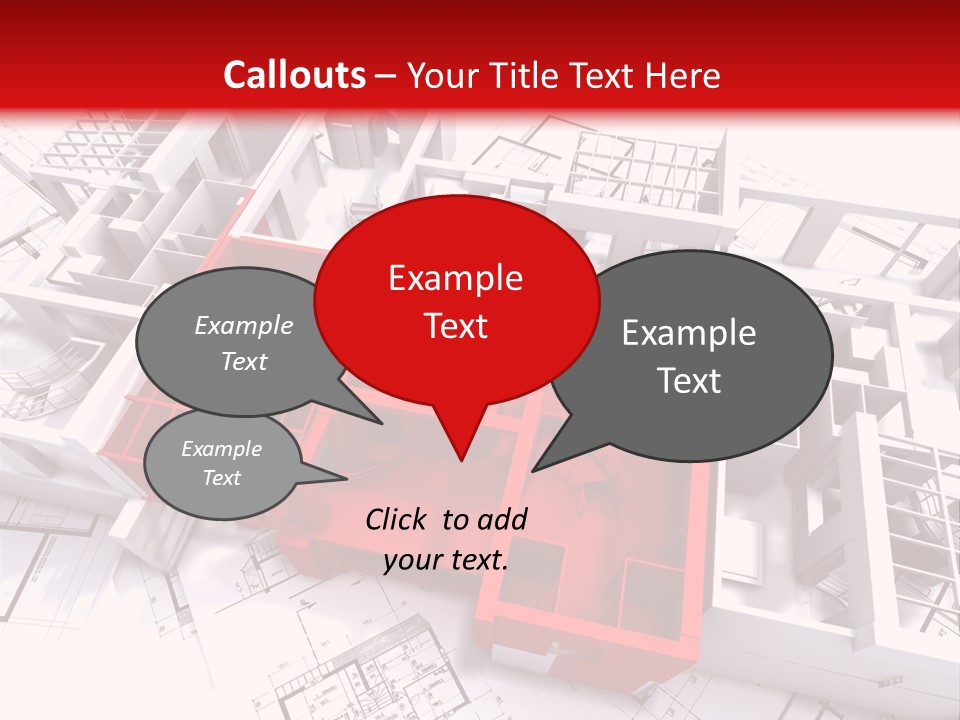 Family Construction Chalet PowerPoint Template