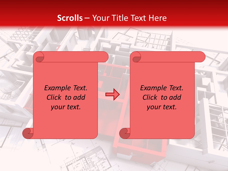Family Construction Chalet PowerPoint Template