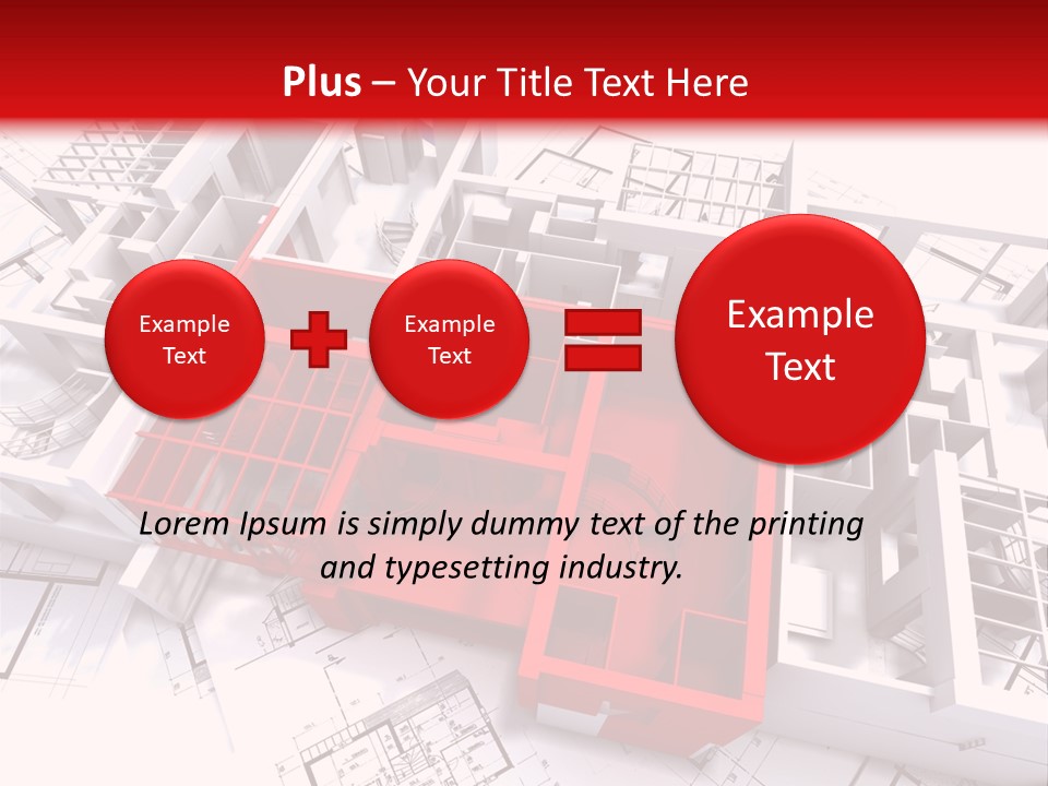 Family Construction Chalet PowerPoint Template