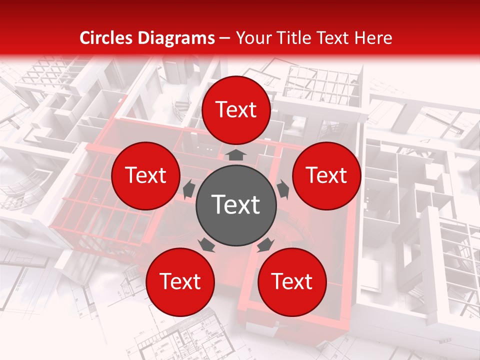 Family Construction Chalet PowerPoint Template