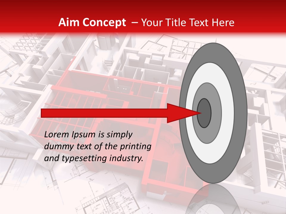 Family Construction Chalet PowerPoint Template