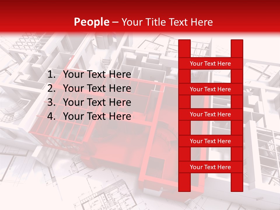 Family Construction Chalet PowerPoint Template