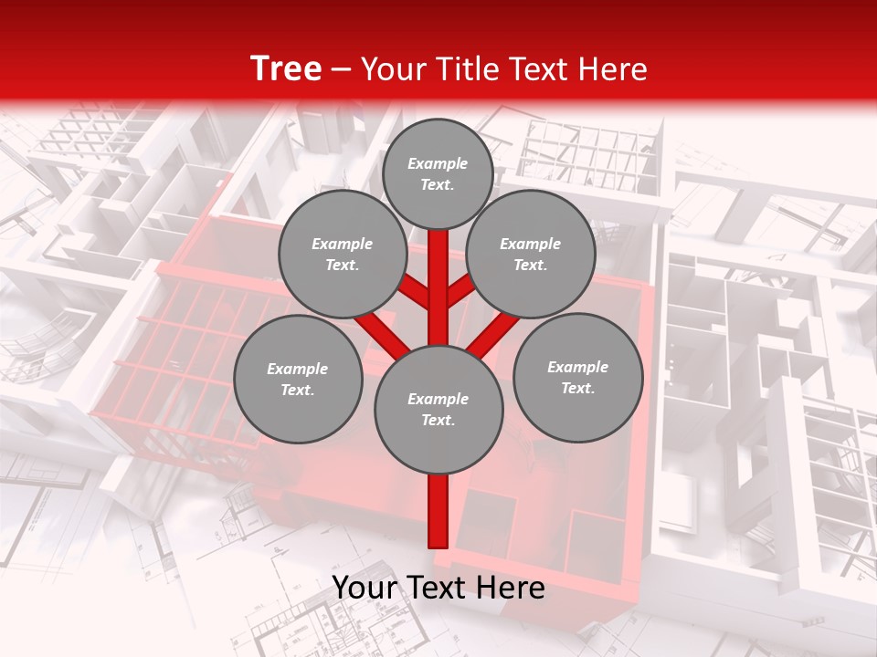 Family Construction Chalet PowerPoint Template