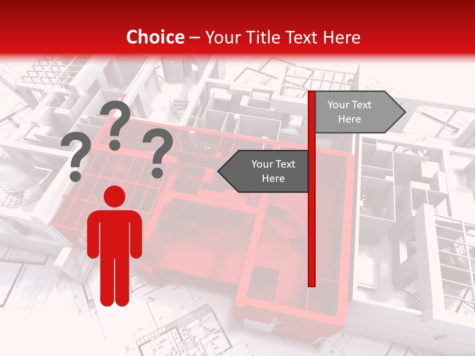 Family Construction Chalet PowerPoint Template