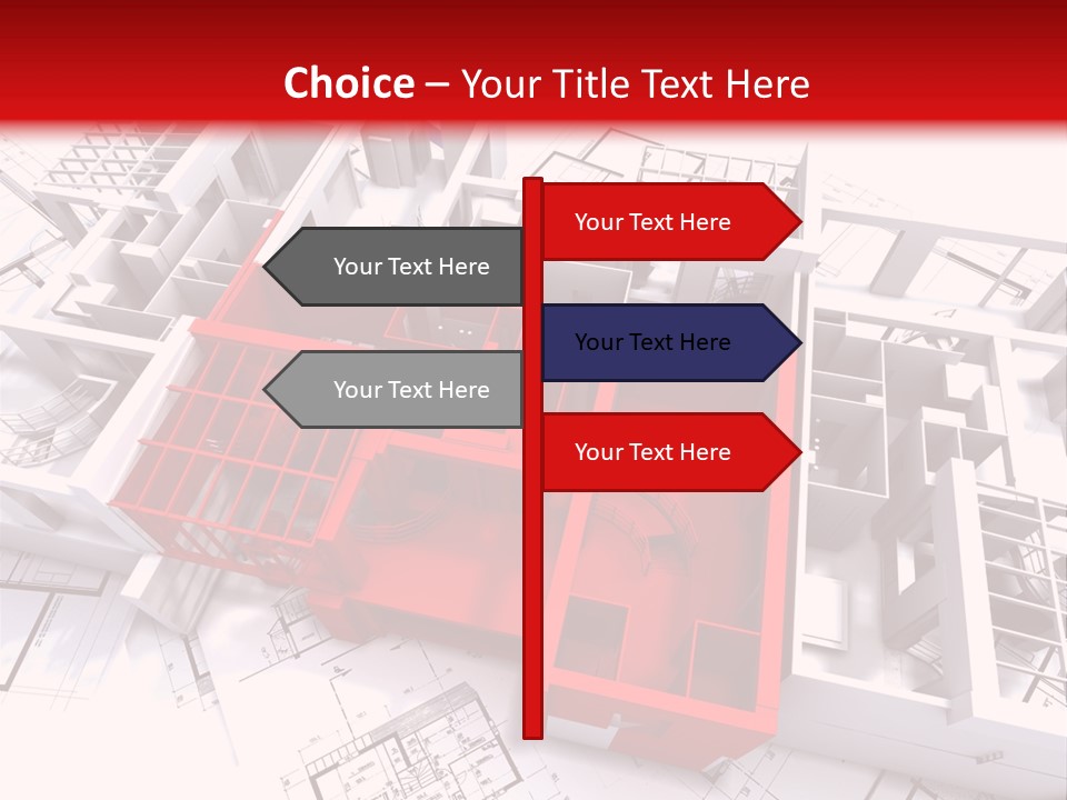 Family Construction Chalet PowerPoint Template