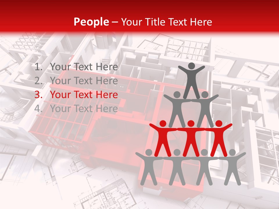 Family Construction Chalet PowerPoint Template