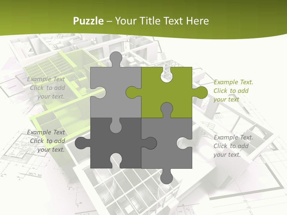 Flat Dwelling Domicile PowerPoint Template