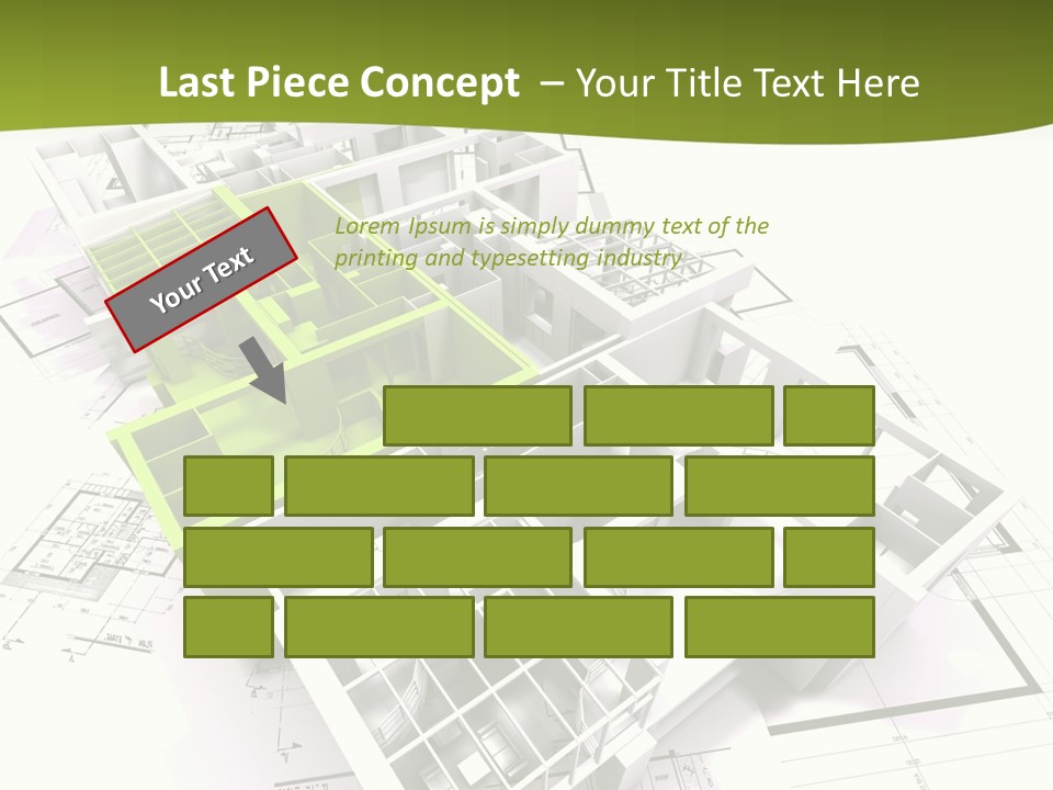 Flat Dwelling Domicile PowerPoint Template