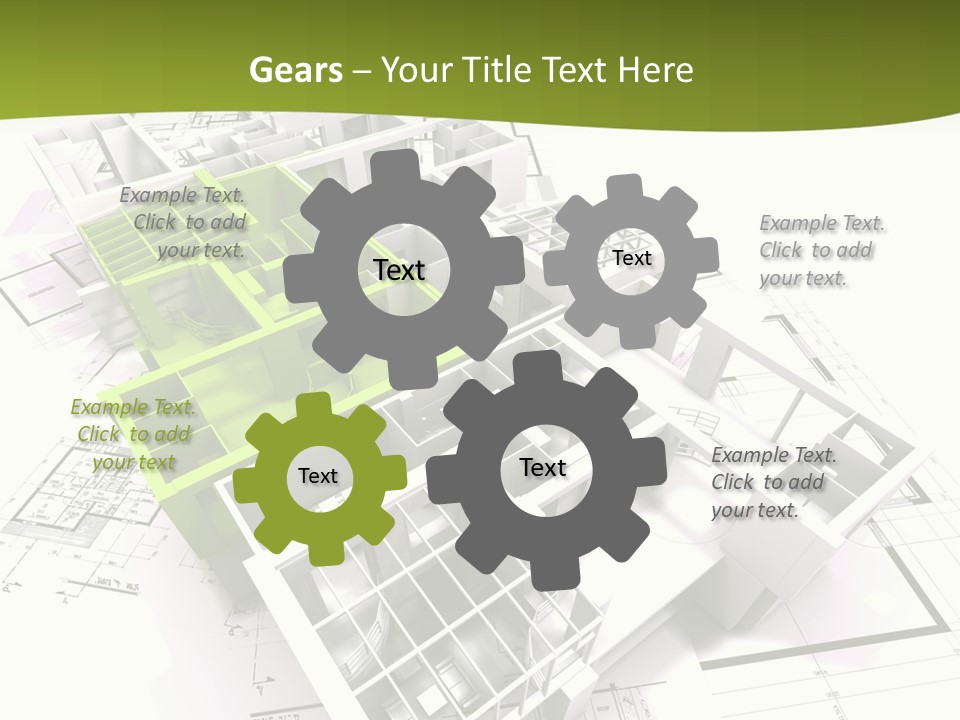 Flat Dwelling Domicile PowerPoint Template