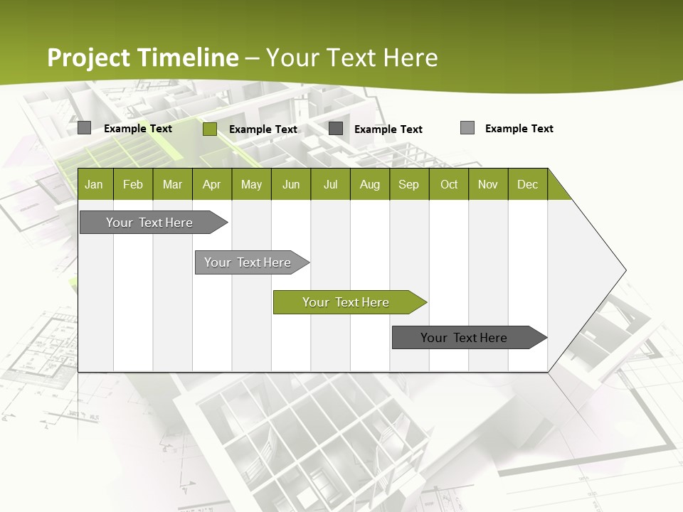 Flat Dwelling Domicile PowerPoint Template