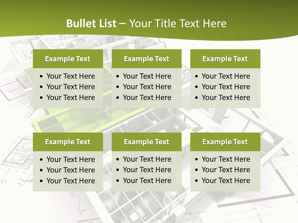 Flat Dwelling Domicile PowerPoint Template